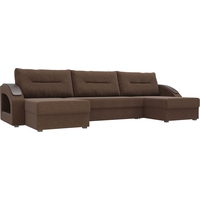 П-образный диван Лига диванов Канзас 101201 (коричневый)