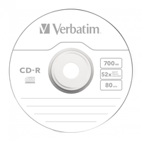 CD-R диск Verbatim 700Mb 52x 43411 (100 шт.)