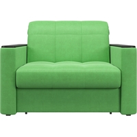 Кресло-кровать 4 сезона Неаполь 0,8 (velutto 31 зеленый/накладка венге)