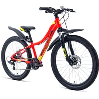 Велосипед Forward Twister 24 2.2 disc 2021 (красный)