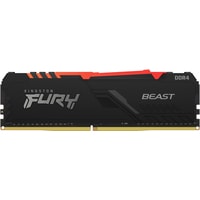 Оперативная память Kingston FURY Beast RGB 2x8GB DDR4 PC4-29800 KF437C19BBAK2/16