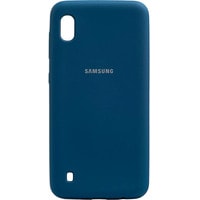Чехол для телефона EXPERTS Soft-Touch для Samsung Galaxy A10 (темно-синий)