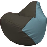 Кресло-мешок Flagman Груша Макси Г2.3-1636 (черный/голубой)
