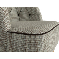Интерьерное кресло Mebelico Амиса 306 110062 (корфу 02/кант микровельвет коричневый)