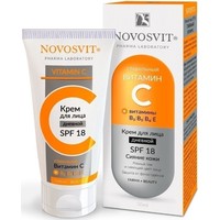  Novosvit Крем для лица С SPF 18 Стабильный витамин С 50 мл