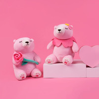 Классическая игрушка Miniso Розовый медведь 7489