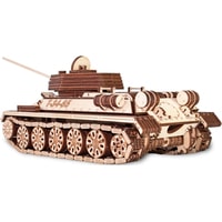 3Д-пазл Eco-Wood-Art Танк Т-34-85