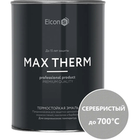 Эмаль Elcon Термостойкая до 700C 0.8 кг (серебристый)