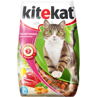 Сухой корм для кошек Kitekat Телятинка аппетитная 15 кг