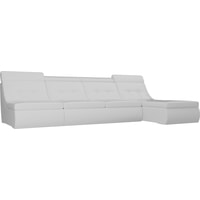 Модульный диван Лига диванов Холидей люкс 105573 (экокожа, белый)