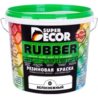 Краска Super Decor Rubber 1 кг (№00 белоснежный)