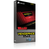 Оперативная память Corsair Vengeance LPX Red 2x4GB DDR4 PC4-21300 [CMK8GX4M2A2666C16R]