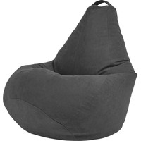 Кресло-мешок Sled Велюр 100x100x145 (антроцит)