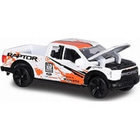 Легковой автомобиль Majorette Racing Cars 212084009 Ford Raptor (белый/оранжевый)