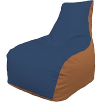 Кресло-мешок Flagman Бумеранг Б1.3-18 (синий/оранжевый)