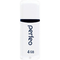 USB Flash Perfeo C02 4GB (белый) [PF-C02W004]