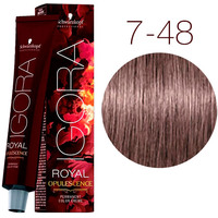 Крем-краска для волос Schwarzkopf Professional Igora Royal Opulescence 7-48 60 мл