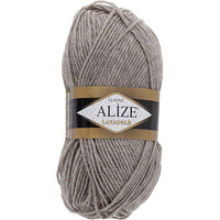 Пряжа для вязания Alize Lanagold 207 (240 м, светло-коричневый)