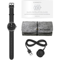 Гибридные умные часы Withings Scanwatch 38мм (черный)