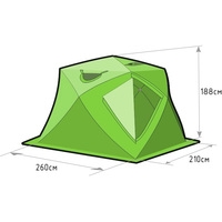 Палатка для зимней рыбалки Лотос Куб 4 Компакт Термо