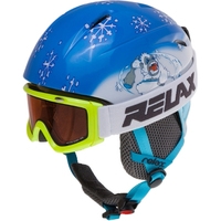 Горнолыжный шлем Relax Twister RH18I XS (синий/белый)