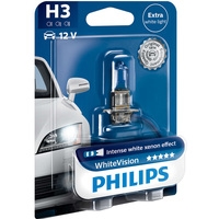 Галогенная лампа Philips H3 WhiteVision 1шт