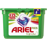 Капсулы для стирки Ariel 3 в 1 Color (15 шт)