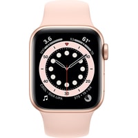 Умные часы Apple Watch Series 6 40 мм (алюминий золотистый/розовый песок)