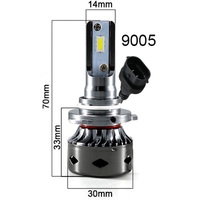 Светодиодная лампа Runoauto A8-mCOB-HB4 (9006) 2шт