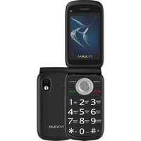 Кнопочный телефон Maxvi E6 (черный)
