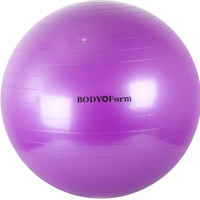 Гимнастический мяч Body Form BF-GB01AB антивзрыв 55 см (фиолетовый)
