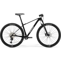 Велосипед Merida Big.Nine 3000 M 2021 (черный матовый/белый)