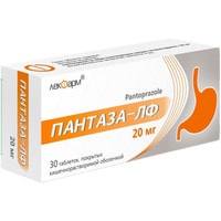 Препарат для лечения заболеваний ЖКТ Лекфарм Пантаза-Лф, 20 мг, 30 табл.