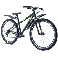 Велосипед Forward Toronto 26 1.2 2021 (черный/зеленый)