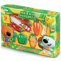 Набор игрушечных продуктов Играем вместе Набор овощей Ми-ми-мишки 1809U199-R3