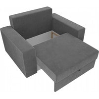 Кресло-кровать Mebelico Мэдисон 14 106116 (велюр, серый)