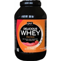 Протеин сывороточный (изолят) QNT Delicious Whey Protein Powder (клубника, 908 г)
