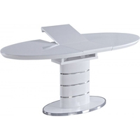 Кухонный стол Avanti Luna 140-180x85 (белый)