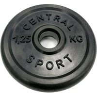 Диск Central Sport Обрезиненный 1.25 кг 26 мм