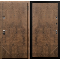Металлическая дверь Стальная Линия Эльба 80У (бронзовый)