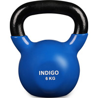 Гиря Indigo IN132 6 кг (черный/синий)