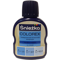 Колеровочная краска Sniezka Colorex 0.1 л (№52, синий)