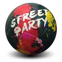 Мяч для уличного футбола Alvic Street Party (5 размер, принт 2)