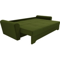 Диван Лига диванов Амстердам 105047 (микровельвет, зеленый)