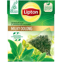 Зеленый чай Lipton Milky Oolong с ароматом молока 20 шт