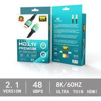 Кабель USBTOP Premium UltraHD HDMI M - HDMI M (15 м, черный)