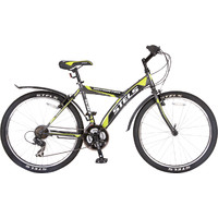 Велосипед Stels Navigator 530 V (черный/салатовый, 2016)