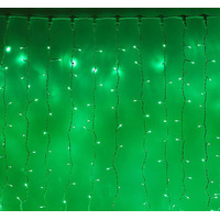 Световой дождь Luazon Занавес 1440 Led (2x6 м, зеленый) [1080269]