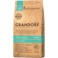 Сухой корм для собак Grandorf Probiotic Adult All Breeds 4Meat Brown Rice (4 мяса с коричневый рисом) 3 кг