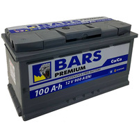 Автомобильный аккумулятор BARS Premium 100 R+ (100 А·ч)